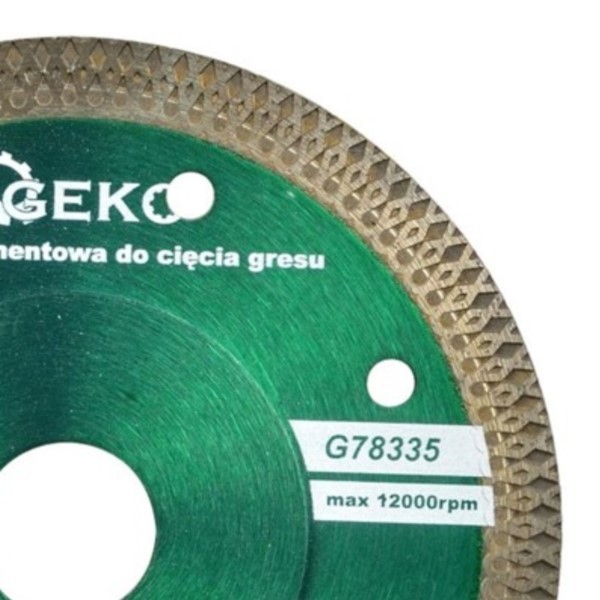 Diamanttrennscheibe 125x22,2mm Segmentiert 10mm für Steinzeug Geko G78335