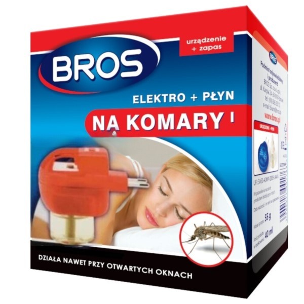 Mückenstecker + Flüssigkeit gegen Stechmücken 45 Nächte BROS