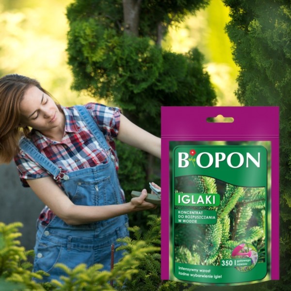 Dünger für Nadelbäume Kristalle konzentrieren 350g Beutel Bopon