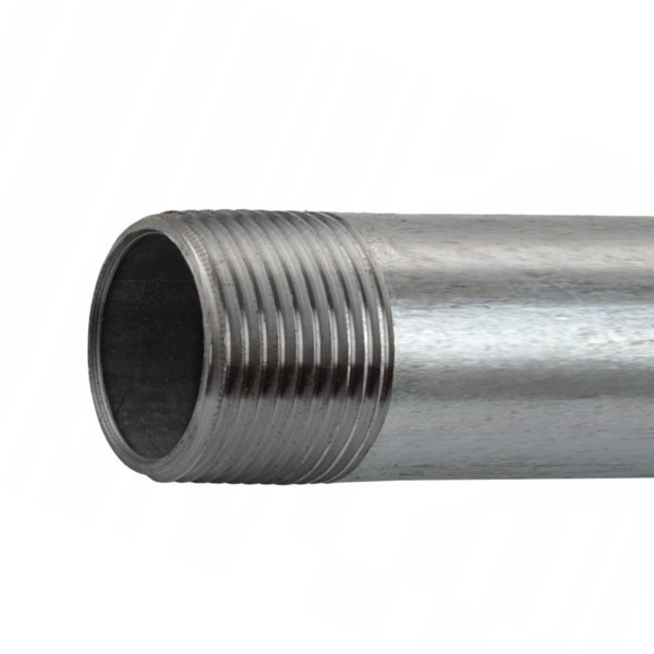 Gewinderohr 1/2" verzinkt L-30cm 