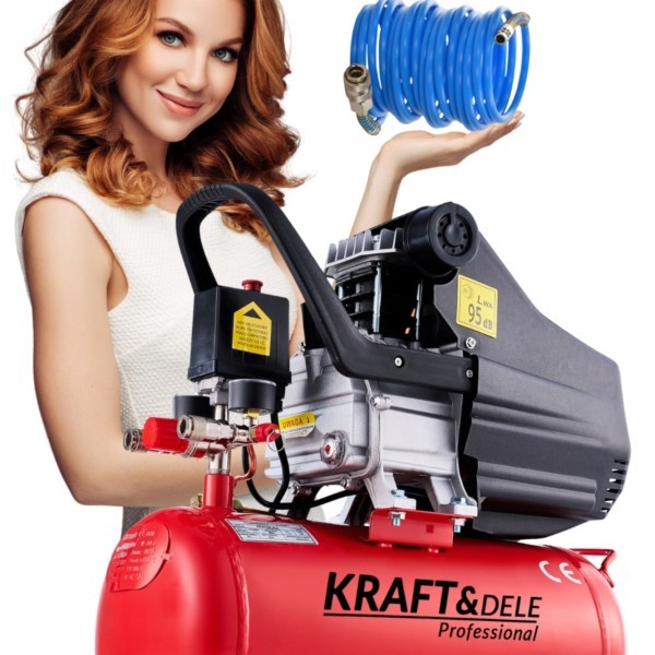 Kolbenkompressor 24L Kraft&Dele KD400