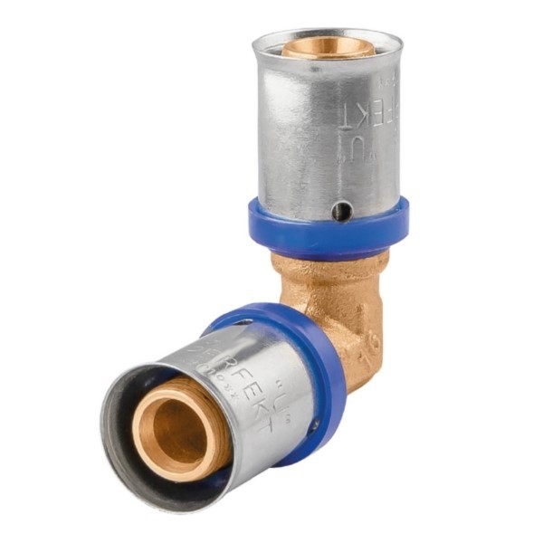 Pressfitting Winkel 25x25 U für Mehrschichtverbundrohr Perfexim 62-736-0250-000 5958