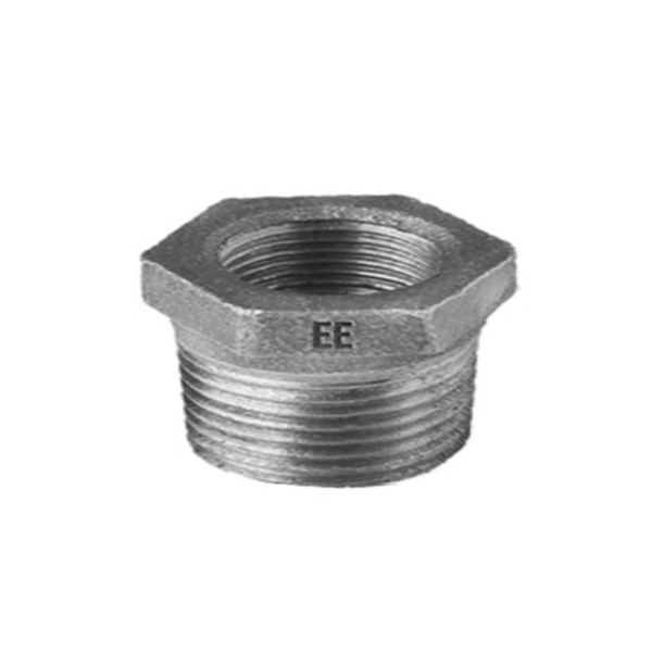 Reduzierstück verzinkt 3/4" x 1/2" AGxIG Gusseisen EE Gießerei