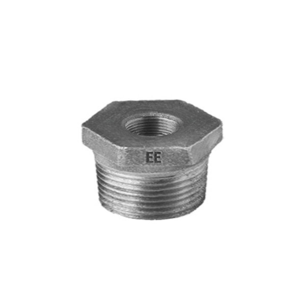 Reduzierstück verzinkt 5/4" x 1/2" AGxIG Gusseisen EE Gießerei