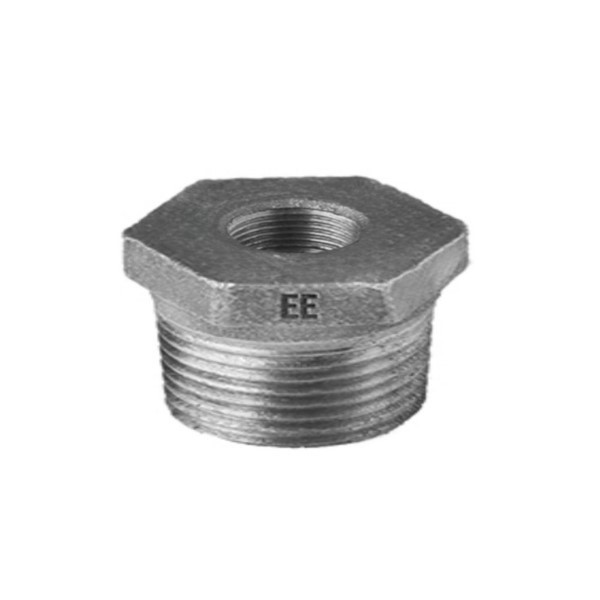 Reduzierstück verzinkt 6/4" x 1/2" AGxIG Gusseisen EE Gießerei