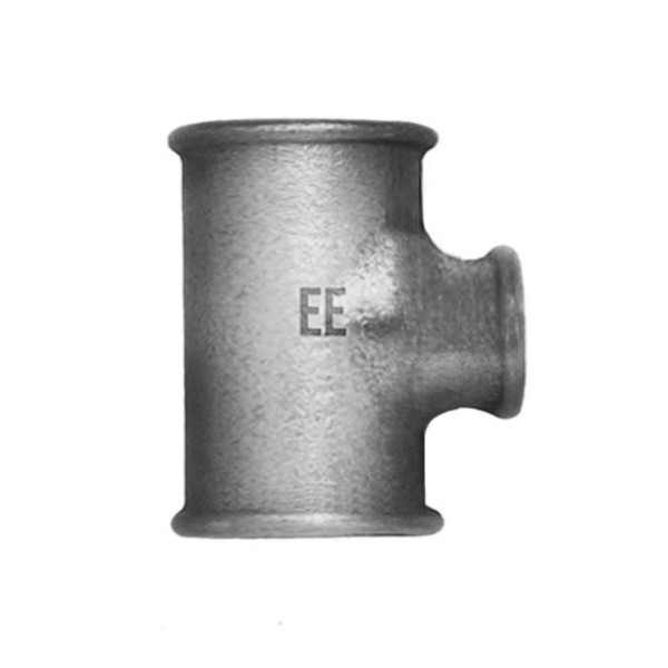 T-Stück verzinkt 5/4" x 3/4" x 5/4" IG Temperguss EE Gießerei 2493