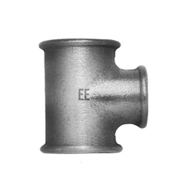 T-Stück verzinkt 6/4" x 1" x 6/4" IG Temperguss EE Gießerei 2489
