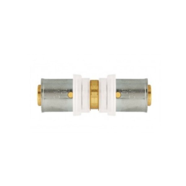 Pressfitting Kupplung 16x16 TH für Mehrschichtverbundrohr Herz P701600