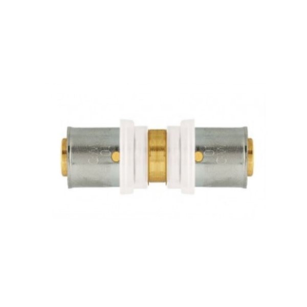 Pressfitting Kupplung 20x20 TH für Mehrschichtverbundrohr Herz P702000
