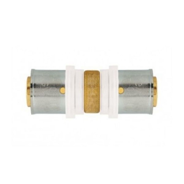 Pressfitting Kupplung 26x26 TH für Mehrschichtverbundrohr Herz P702600