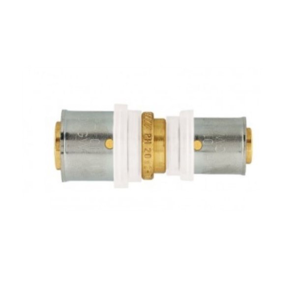 Pressfitting Reduzierkupplung 26x16 TH für Mehrschichtverbundrohr Herz P7026-01