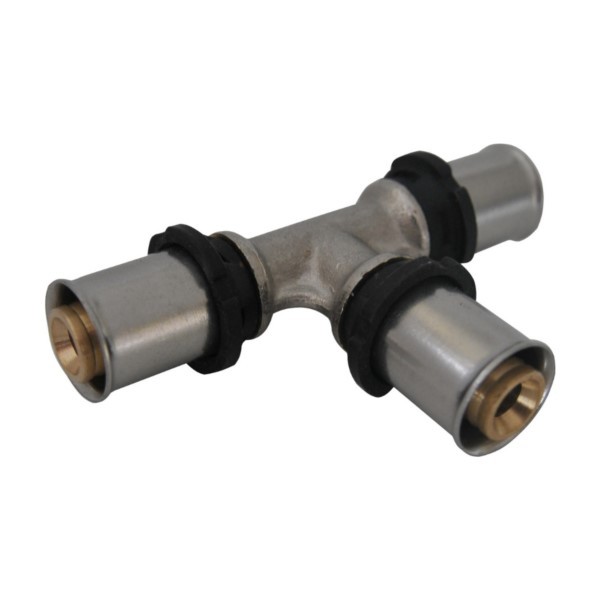 Pressfitting T-Stück 20x20x20 U-TH für Mehrschichtverbundrohr Hydroland