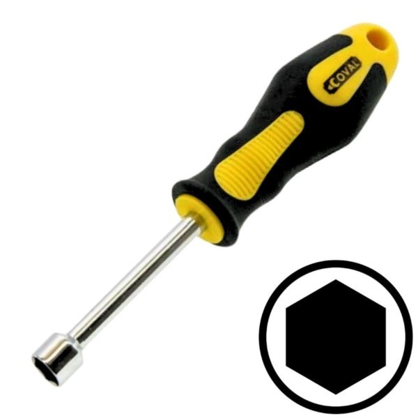 Steckschlüssel Schraubendreher 5mm 7,5cm Coval PPN-5