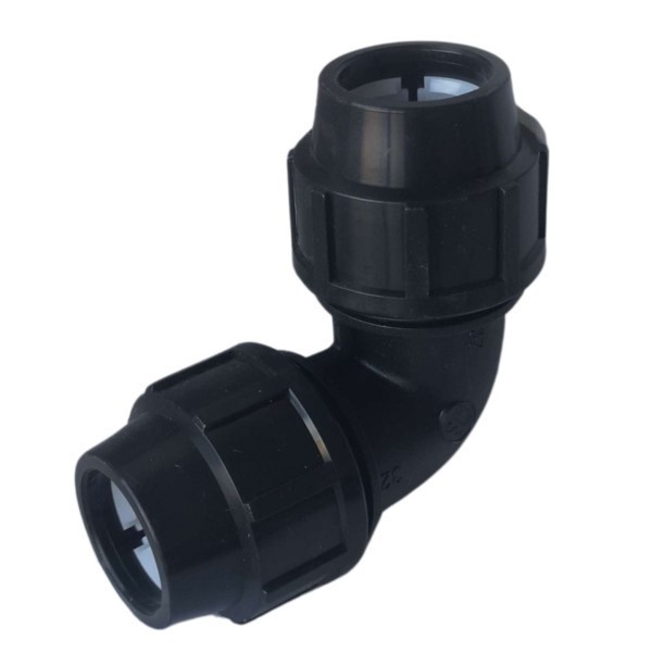 90°-Winkel für PE-Rohre 32mm