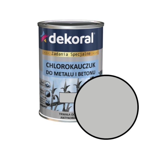 Chlorkautschuk-Emaille 0,9L Mittelaschgrau RAL 7038 für Metall und Beton Dekoral