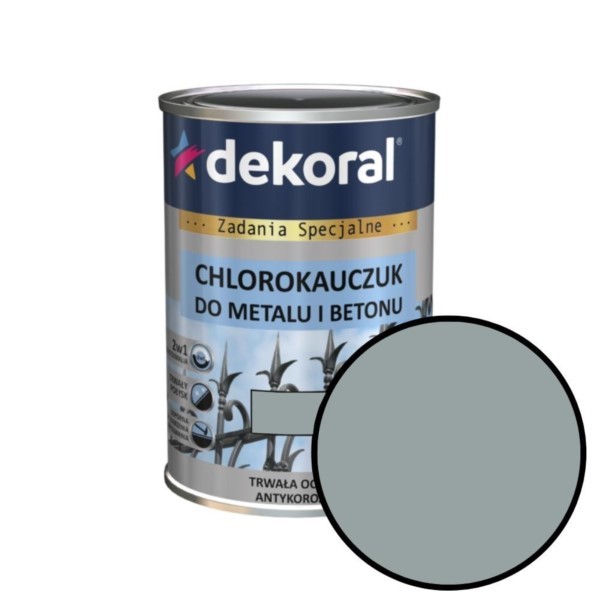 Chlorkautschuk-Emaille 0,9L Mittelgrau RAL 7010 für Metall und Beton Dekoral
