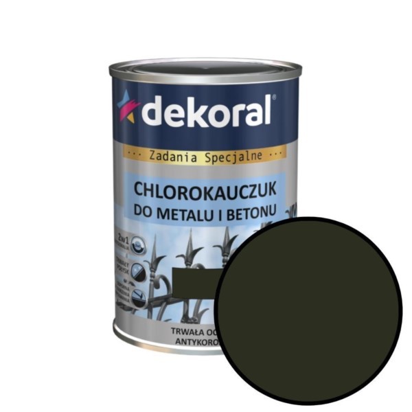 Chlorkautschuk-Emaille 0,9L schokoladenbraun RAL 8017 für Metall und Beton Dekoral